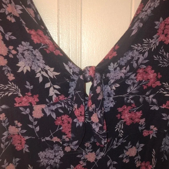 American Eagle Outfitters Pink Flutter Sleeve Mini Dress - Picture 3 of 8